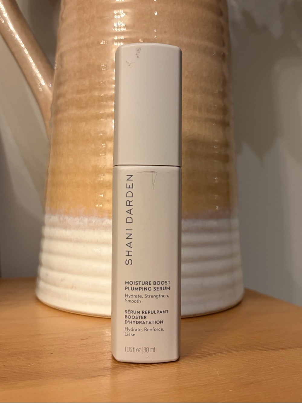 Shani Darden Moisture Boost Plumping Serum — Off-White Bottle